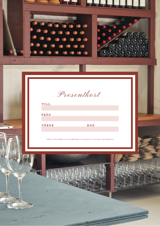 Presentkort Vineribesök